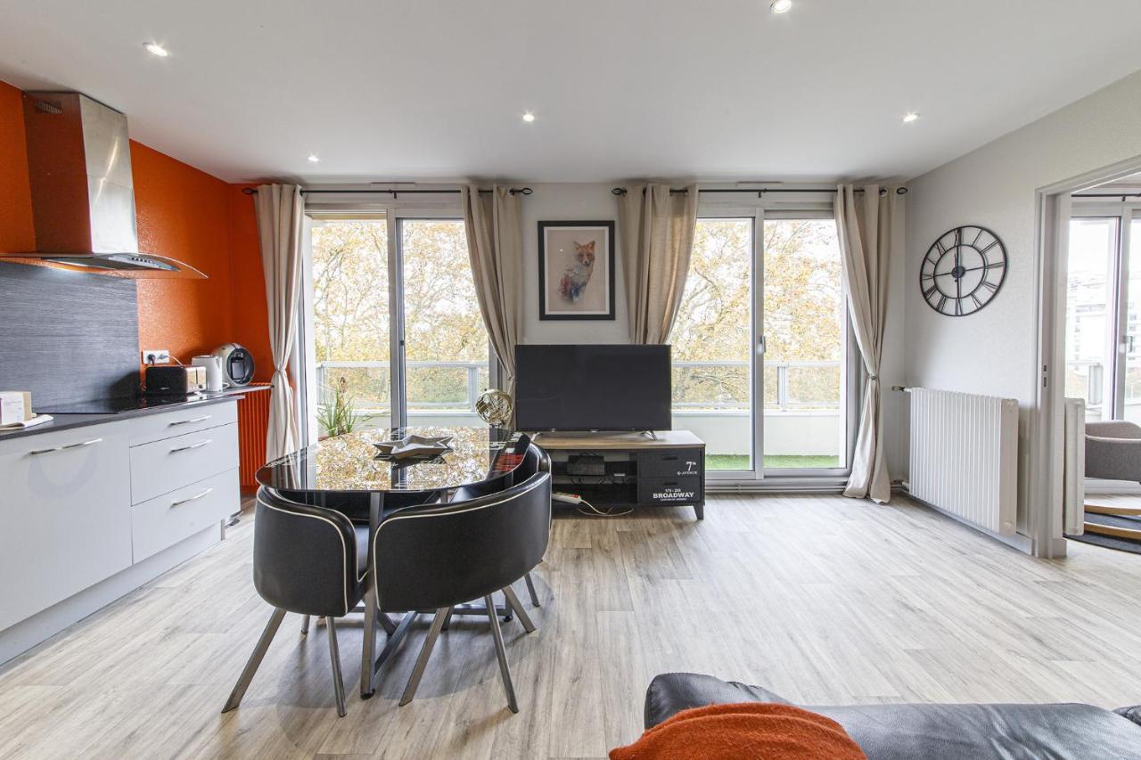 Chic Appartement Vue Sur Parc Au Calme Angers Eksteriør bilde